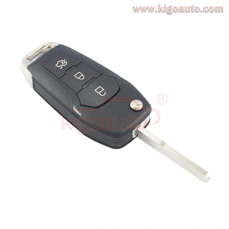 Flip remote key 3 button 434mhz ID49 chip for Ford Mondeo 2015+