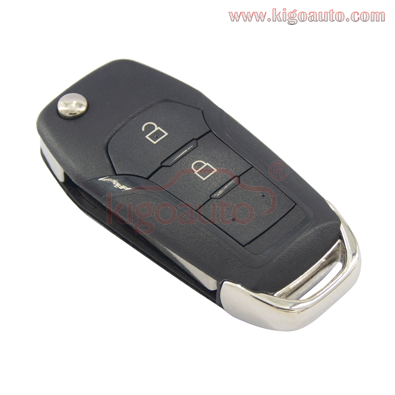 Flip remote key 2 button 434mhz ID49 chip for Ford Ranger 2015+