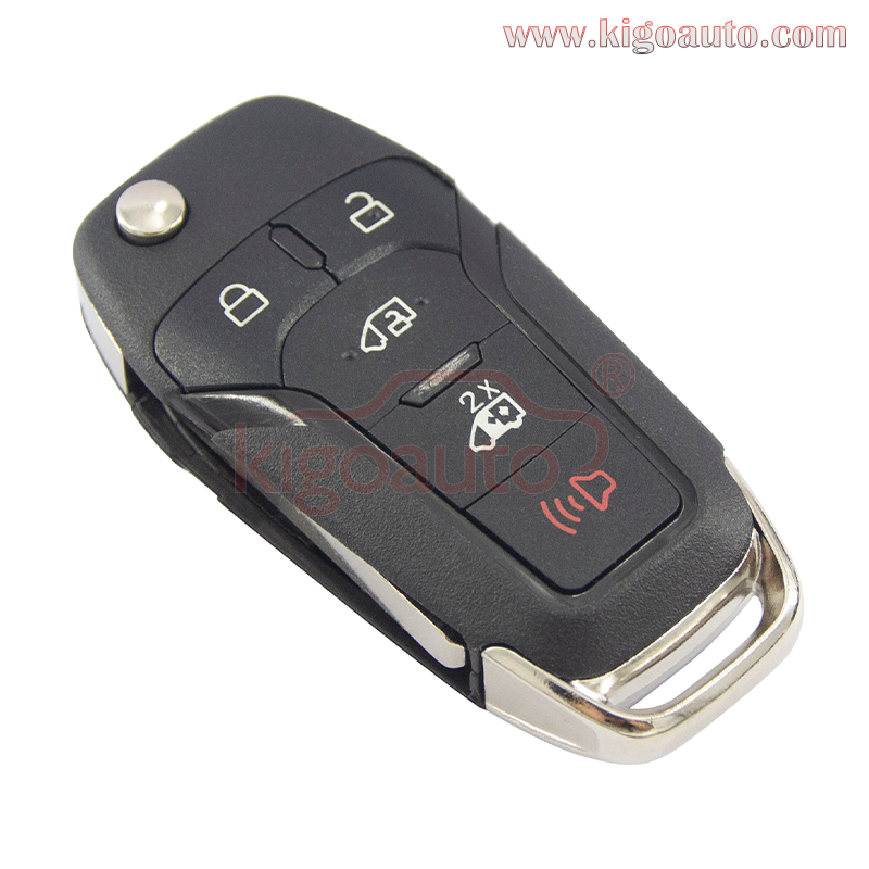 FCC N5F-A08TAA Flip remote key 5 button 315Mhz ID49 Chip for 2020-2023 Ford Transit Connect PN 164-R8255
