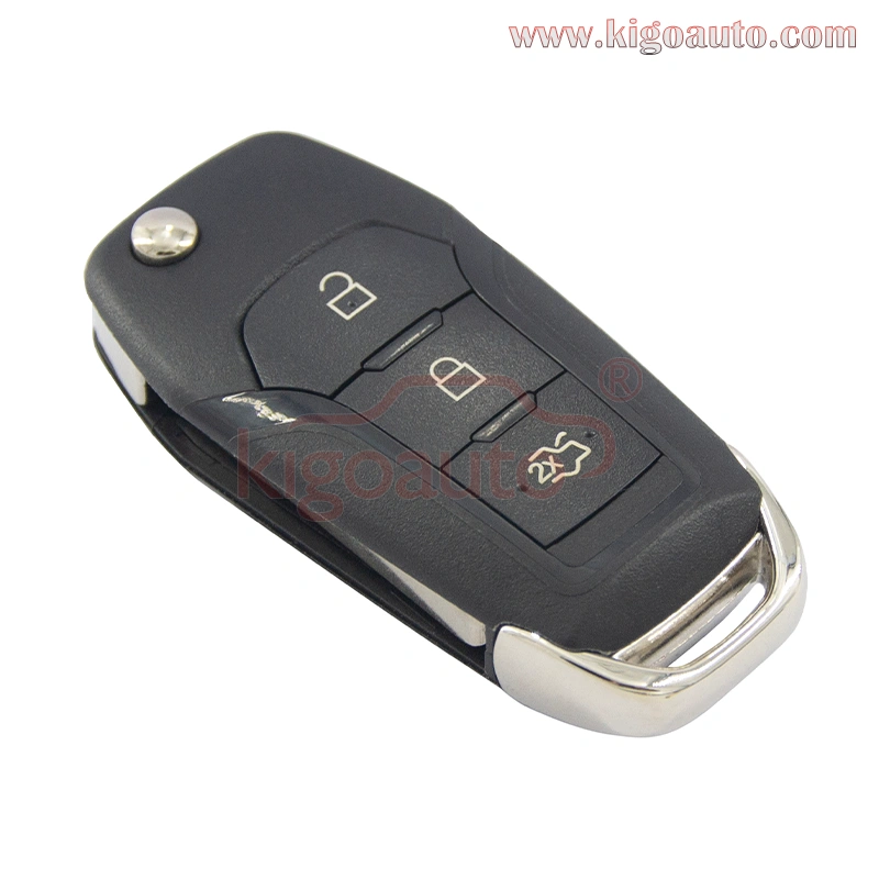 DS7T-15K601-BE Flip remote key shell 3 button for Ford  Mondeo Escort
