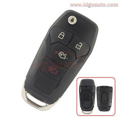 FCC N5F-A08TAA flip key shell 4 button for Ford Fusion 2013 2014 2015 2016