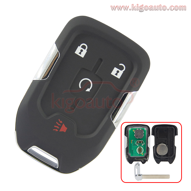 FCC HYQ1AA 315mhz Smart key HYQ1EA 433mhz ID46 chip 4 button for GMC Terrain 2018 2019 PN: 13584512