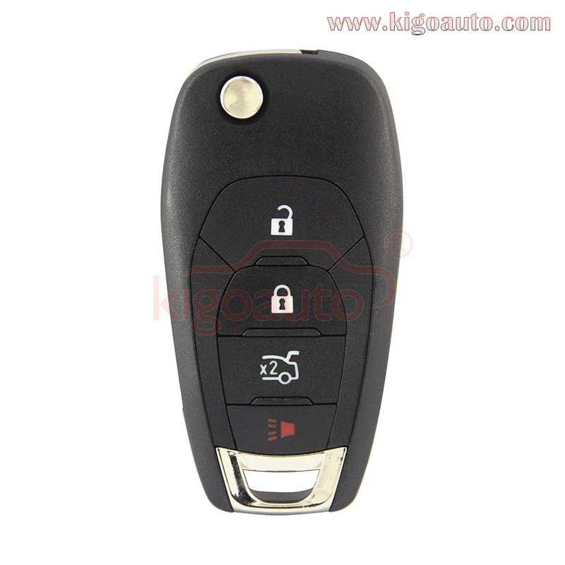 LXP-T003 Flip Remote Key 4 Button 315 Mhz ID46 for 2016-2019 Chevrolet Cruze Sonic PN: 13588756