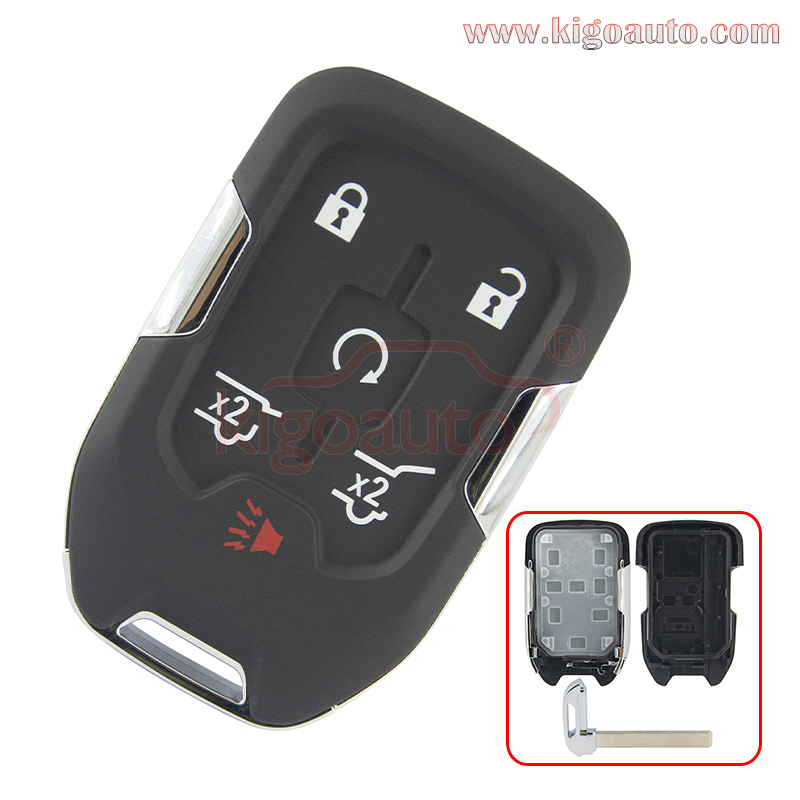 FCC HYQ1AA Smart key case 6 button for GMC Yukon XL Chevrolet Suburban ...