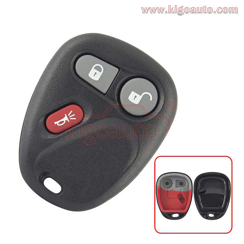 Remote fob case 3 button for  Buick Cadillac Chevrolet Pontiac GMC