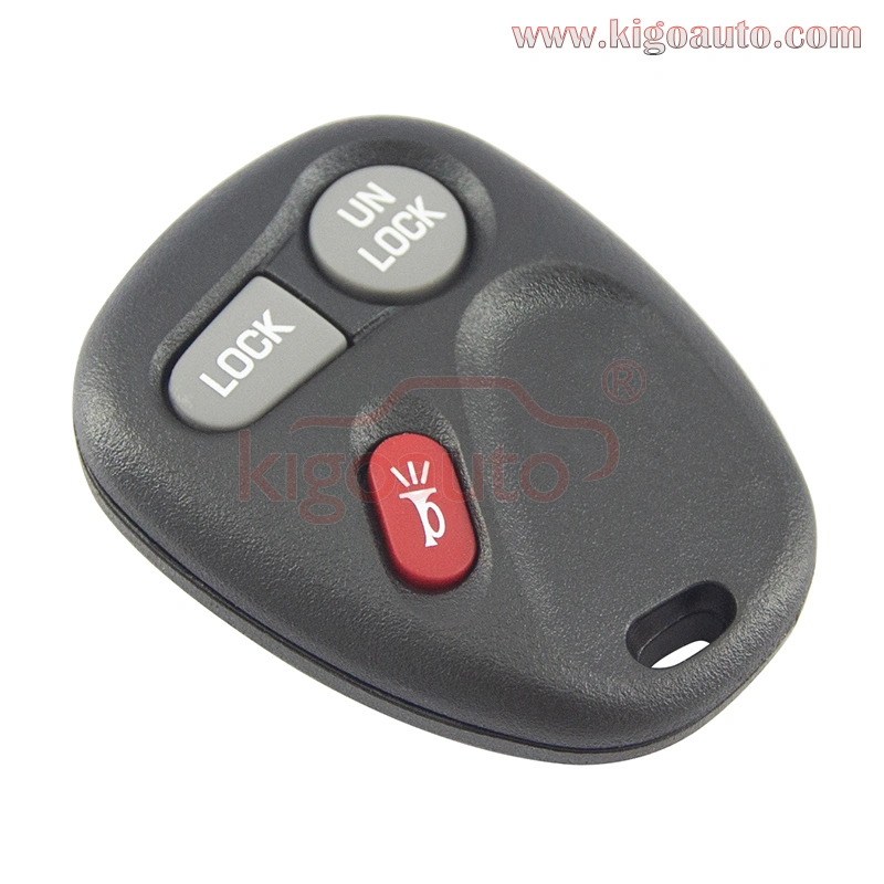 FCC KOBUT1BT KOBLEAR1XT remote fob case 3 button for GMC Yukon 2000