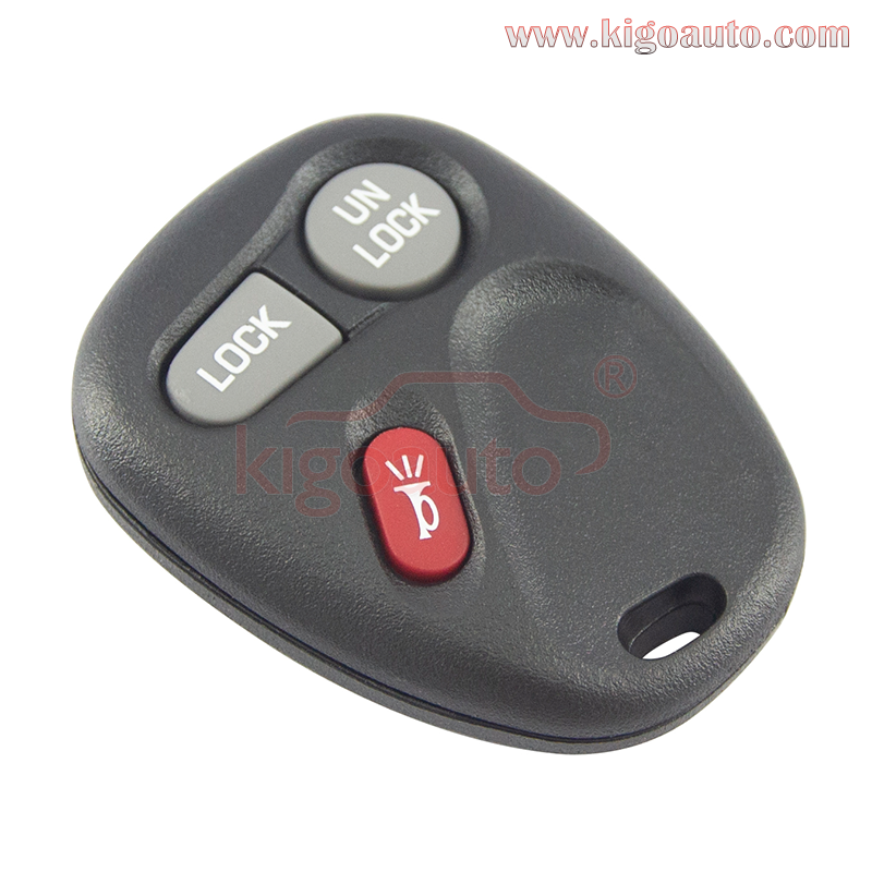 FCC KOBUT1BT KOBLEAR1XT remote fob case 3 button for GMC Yukon 2000