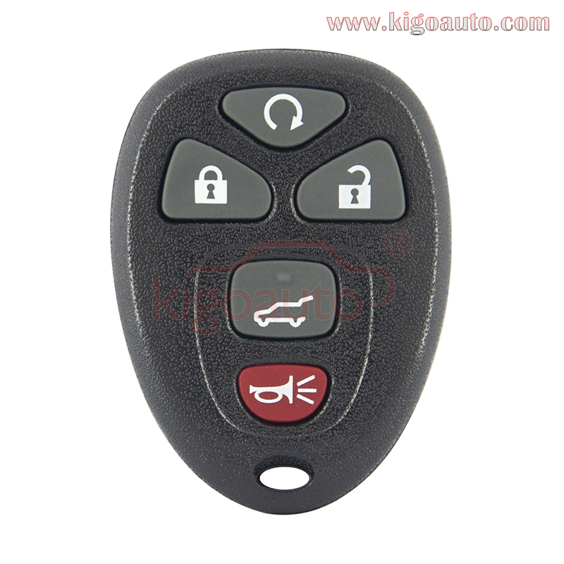 (with battery holder) FCC OUC60270 OUC60221 Remote car key fob case 5 button for GMC Acadia Yukon