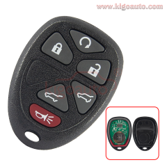 15913427 FCC OUC60270 / OUC60221 Remote fob 6 button 315Mhz/434Mhz  for GMC Cadillac Chevrolet 2007-2015