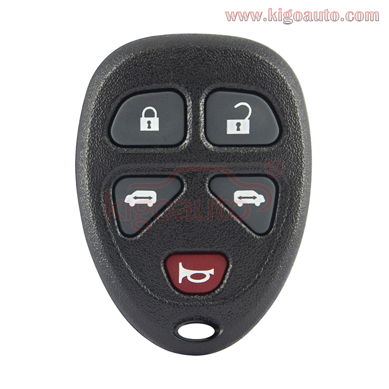 PN 15100813 Remote fob case 5 button for Chevrolet Uplander Pontiac Montana 2005-2009 FCC KOBGT04A