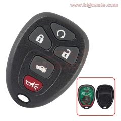 PN 15912860 FCC OUC60270 / OUC60221 Remote fob 315Mhz/434mhz 5 button for GM Buick Cadillac Chevrolet 2006-2013