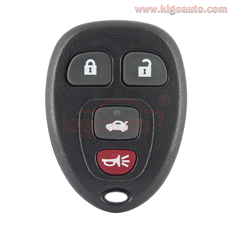 (No battery holder) FCC KOBGT04A Remote fob case 4 button for GM Pontiac G5 G6 Saturn Aura Sky