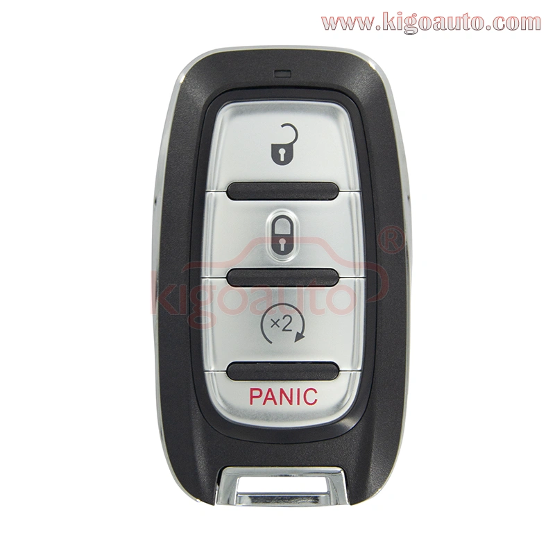 FCC M3N-97395900 Smart key shell 4 button for 2019-2020 Chrysler Pacifica Voyager PN 68419652