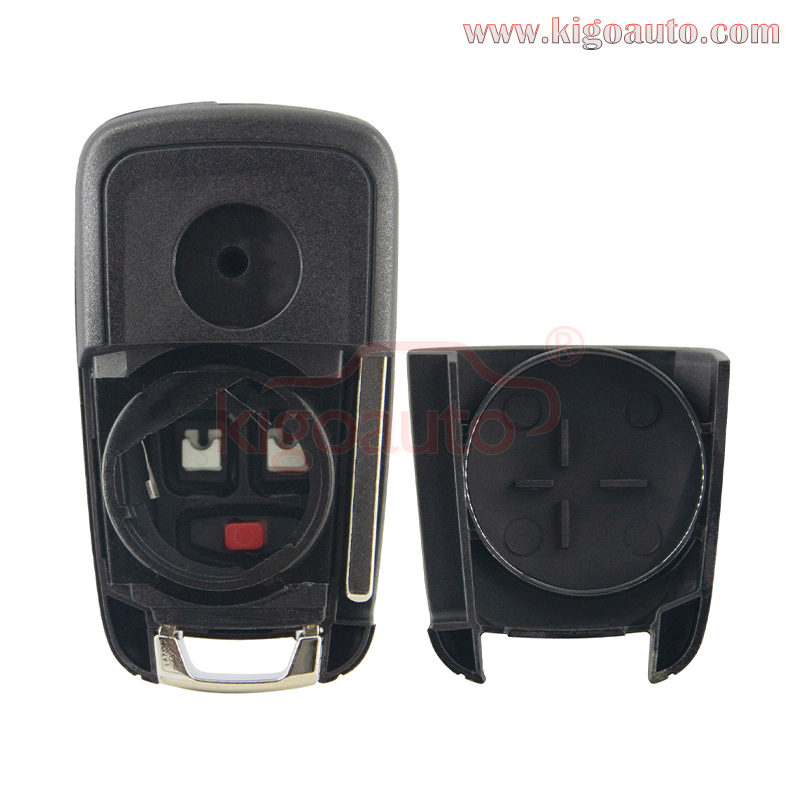 Flip remote key shell 5 button for Buick Lacrosse GL8 2010 2011 2012 2013
