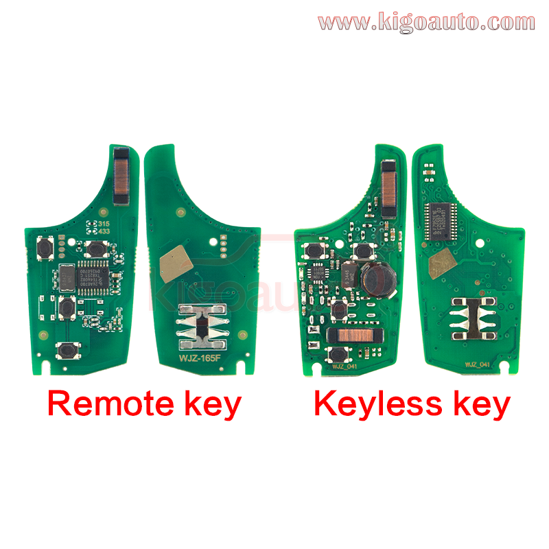 FCC KR55WK50073 OHT05918179 flip Remote key and keyless key 4 button 433Mhz for Chevrolet Impala  Malibu 2014