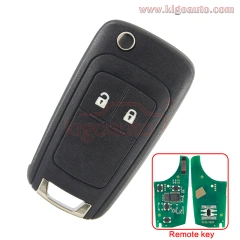 13500218 remote key 2 button 315Mhz/434Mhz ASK HTAG2 ID46 PCF7941E for Chevrolet Cruze Orlando Aveo Insignia Astra 2011 2012 2013