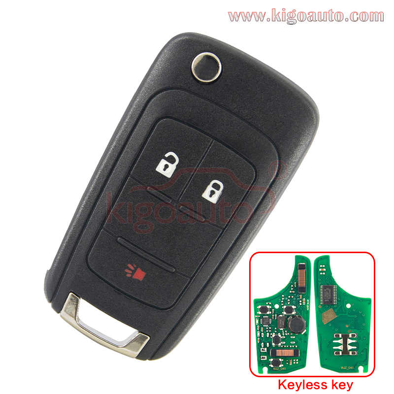 FCC OHT01060512 / PN  20835406 flip Remote key 3 button 315Mhz ID46 chip for Chevrolet Equinox Spark Trax Sonic 2016 2017