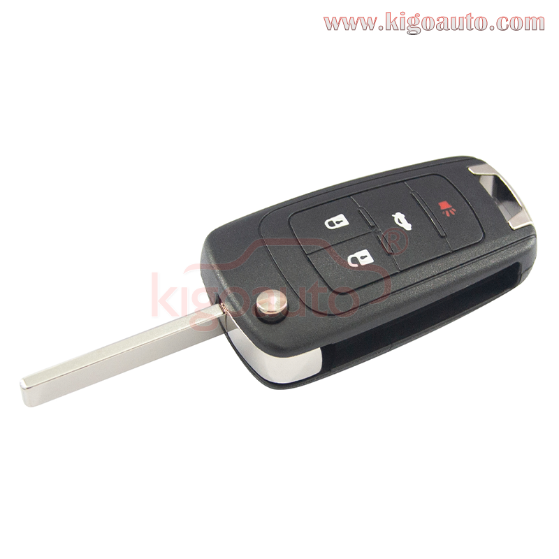 FCC KR55WK50073 OHT05918179 flip Remote key and keyless key 4 button 433Mhz for Chevrolet Impala  Malibu 2014