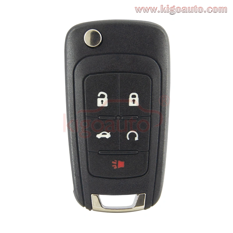 13500226 Remote key 4 button with panic 315Mhz ASK HTAG2 ID46 chip for Chevrolet Equinox Camaro 2010-2016 flip key V2T01060512