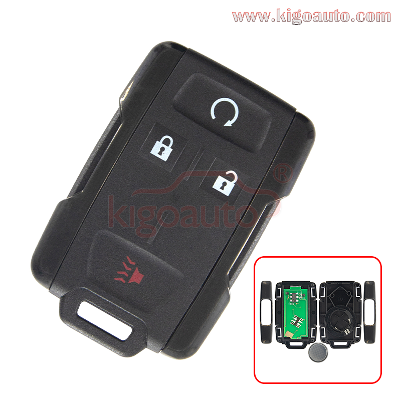 Fcc M3n 32337200 Remote Fob Key 4 Button 433mhz For Chevrolet Colorado Silverado Gmc Sierra 2021 1173