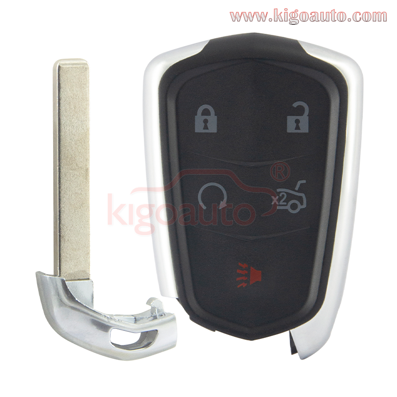 FCC HYQ2EB 433Mhz smart key HYQ2AB 315mhz 5 button ID46 chip for Cadillac SRX 2015 2016 PN 13580811