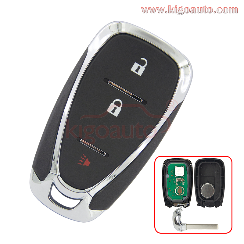 FCC HYQ4AA 315mhz smart key 3 button HYQ4EA 433mhz ID46 chip for Chevrolet Equinox Spark Sonic 2016-2022 PN 13529665 13529639