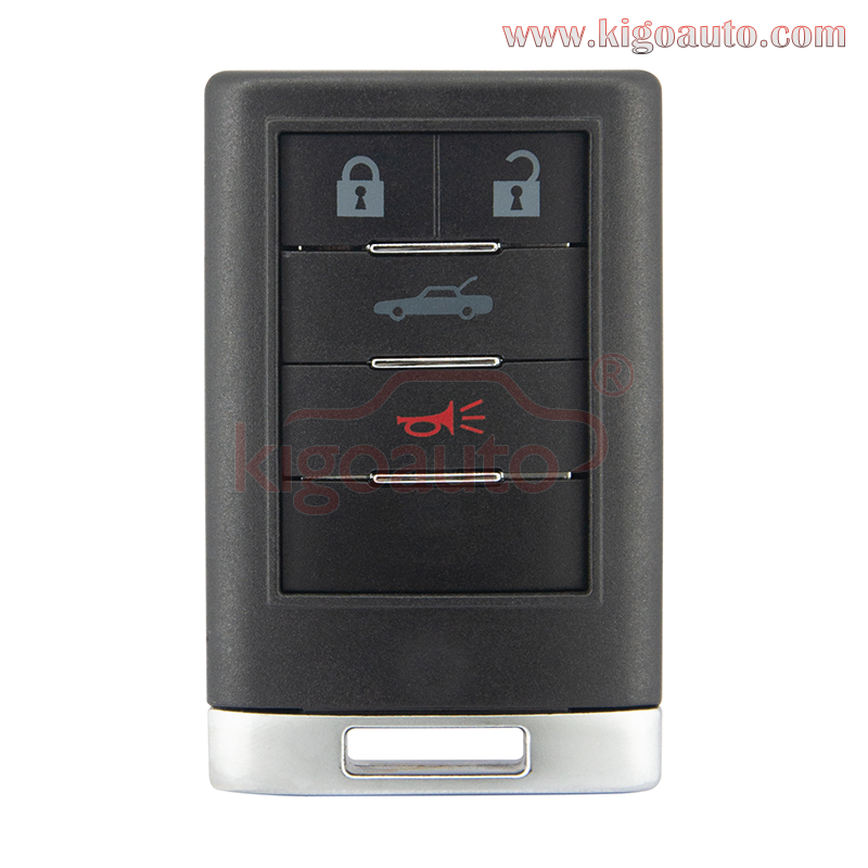 Remote control key case 4 button key fob shell for Chevrolet Corvette 2009 2010 2011 2012