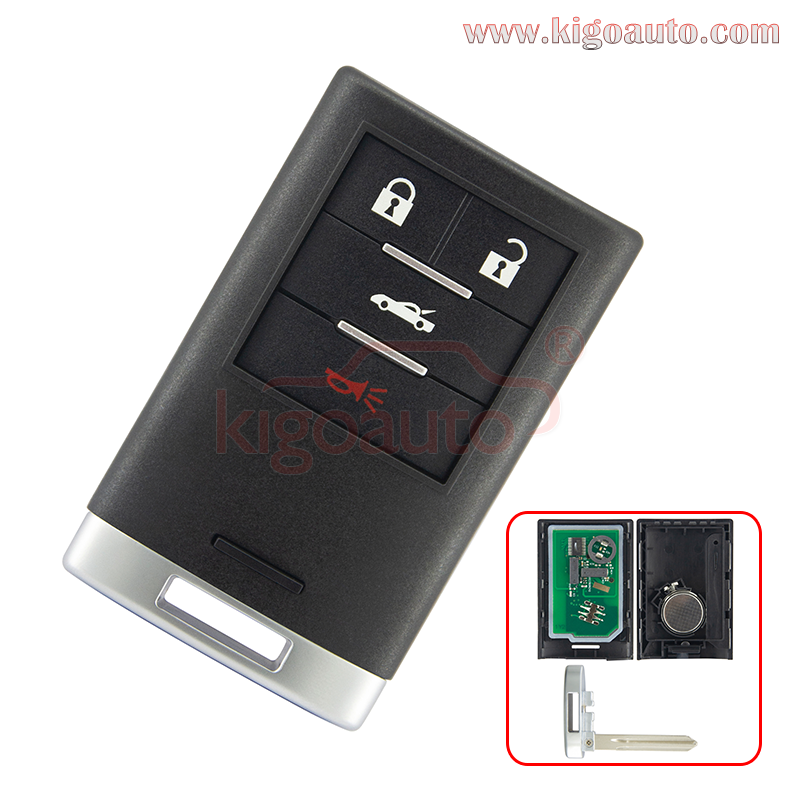 FCC M3N5WY7777A smart key 4 button 315 MHz for Chevrolet Corvette 2008-2013 PN:25926480 25926479