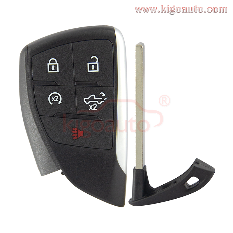 FCC YG0G21TB2 Smart Key shell 5 button for 2022 Chevrolet Silverado PN 1354843