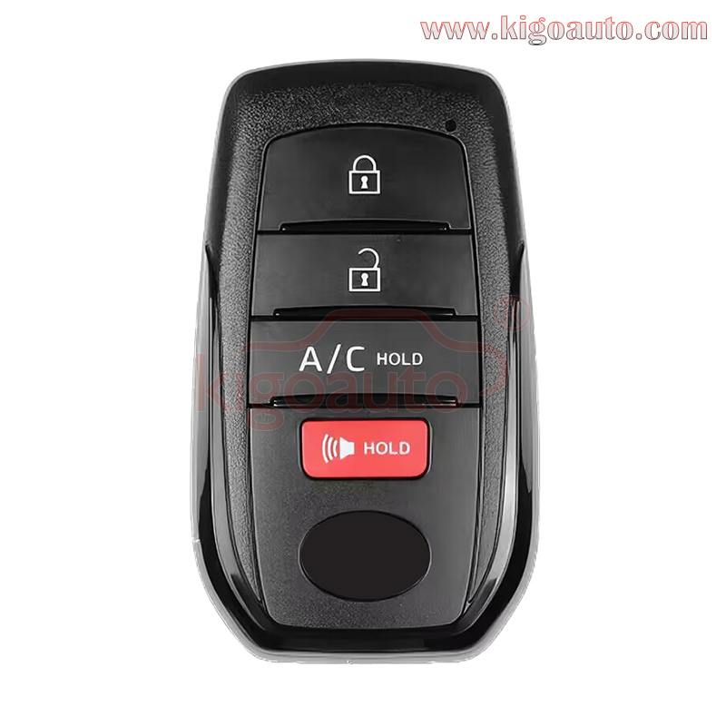 FCC HYQ14FBX Smart Key shell 4 Button A/C for 2023 Toyota bZ4X PN 8990H-42510