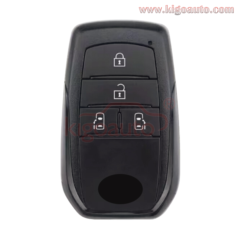 Smart Key shell 4 Button for 2022 Toyota Alphard Vellfire