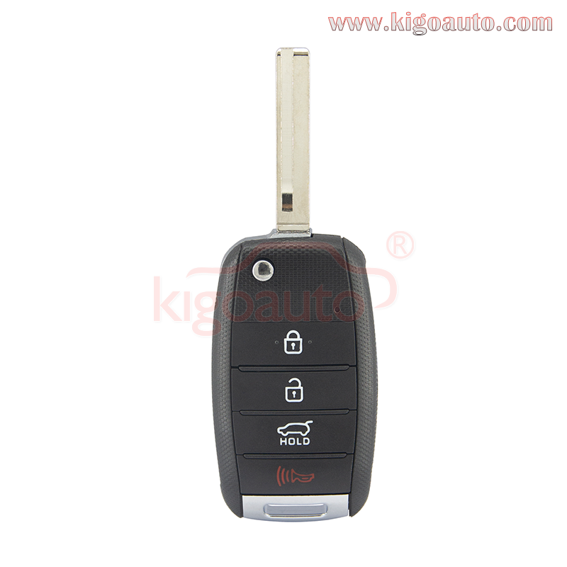 PN: 95430-C5100 Flip remote key 4 button 433Mhz for 2015-2020 Kia Sorento / FCC OSLOKA-910T