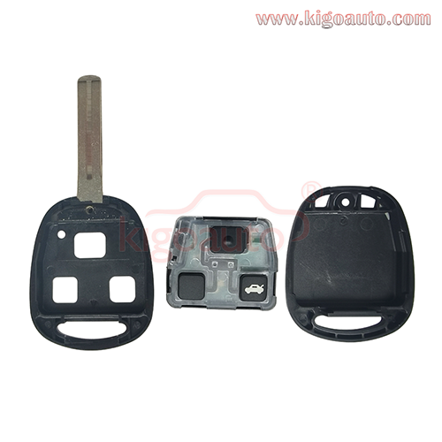 FCC HYQ12BBT Remote head key 3 button TOY48 short 434Mhz 314mhz 304mhz for 2001-2008 Lexus ES330 LS430 SC430 PN 89070-33751