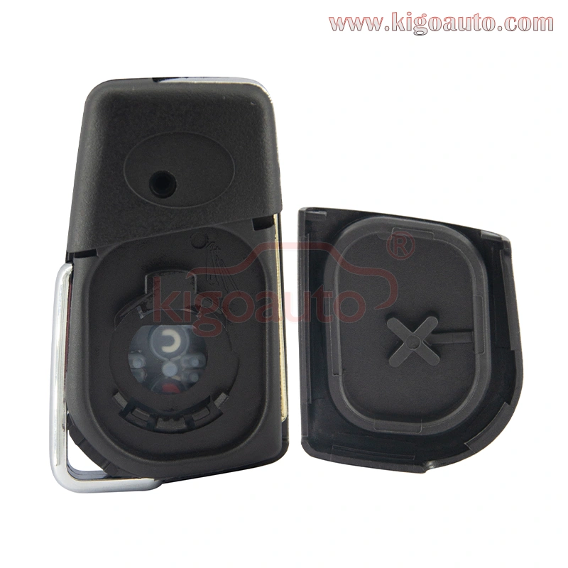 Flip remote key shell 4 button VA2 / TOY48 / TOY43 blade for Toyota Hilux Corolla Camry