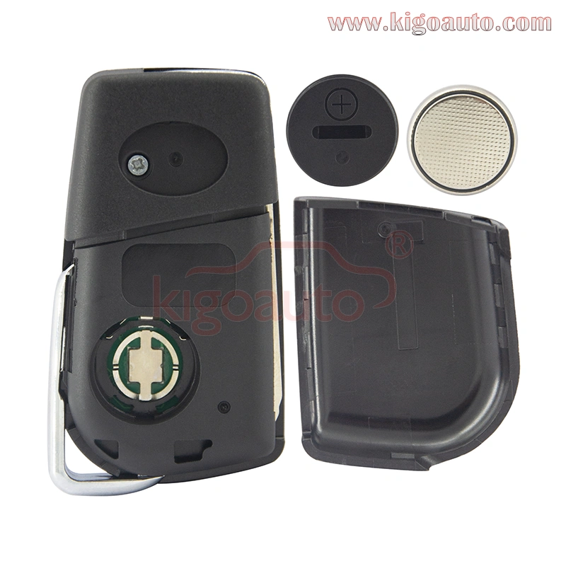 FCC HYQ12BFB / PN 89070-06790 Flip remote key 4 button TOY48 blade 315mhz H chip for Toyota Camry 2018 2019