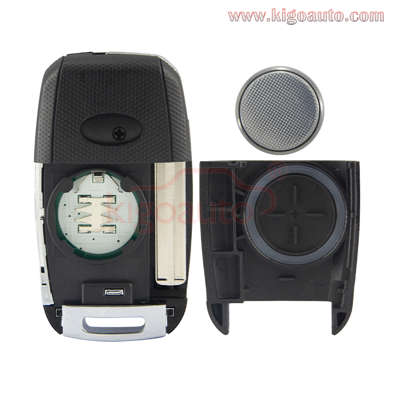 PN: 95430-A9100 Flip remote key 4 button 433Mhz for 2015-2018 Kia Sedona / FCC TQ8-RKE-4F19