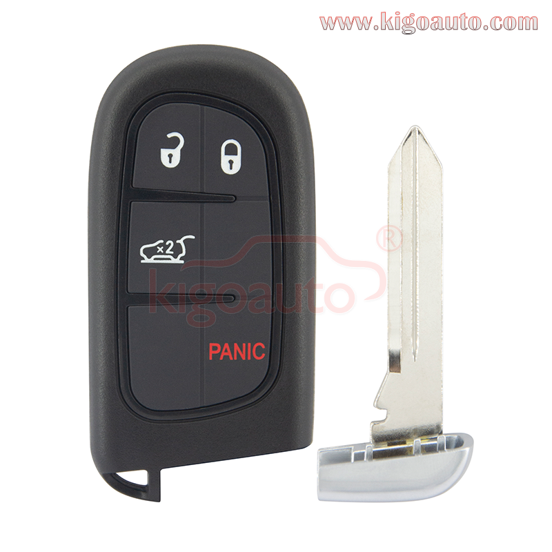 FCC GQ4-54T Smart key 4 button 434Mhz 4A chip for Jeep Cherokee 2014-2018