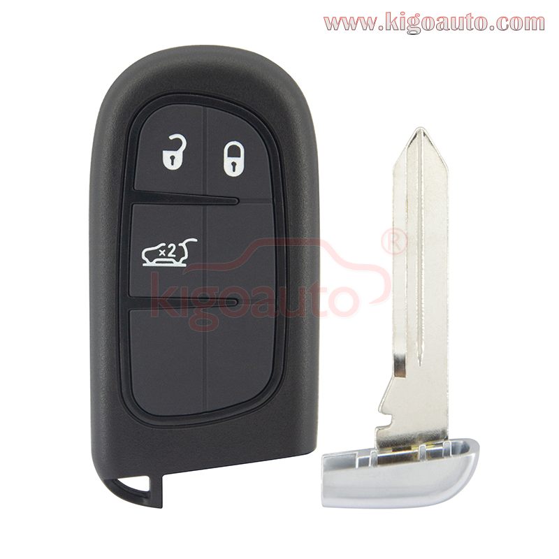 FCC GQ4-54T Smart key 3 button 434Mhz 4A chip for Jeep Cherokee 2014 2015 2016 2017