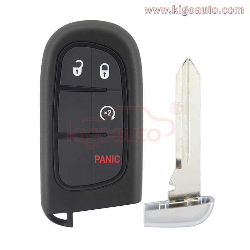 P/N 68105078 smart key 4 button 434Mhz 4A chip for 2014-2018 Jeep Cherokee Grand Cherokee FCC GQ4-54T