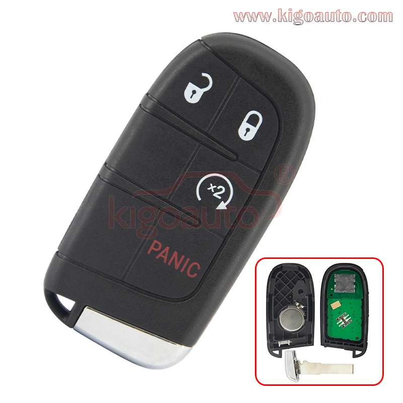 FCC M3N-40821302 Smart key 4 button 434mhz 4A chip for Jeep Renegade 2015-2021 PN 6BY88DX9AA