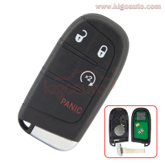 FCC M3N-40821302 Smart key 4 button 434mhz 4A chip for Jeep Compass 2017-2022 PN 68250337AB