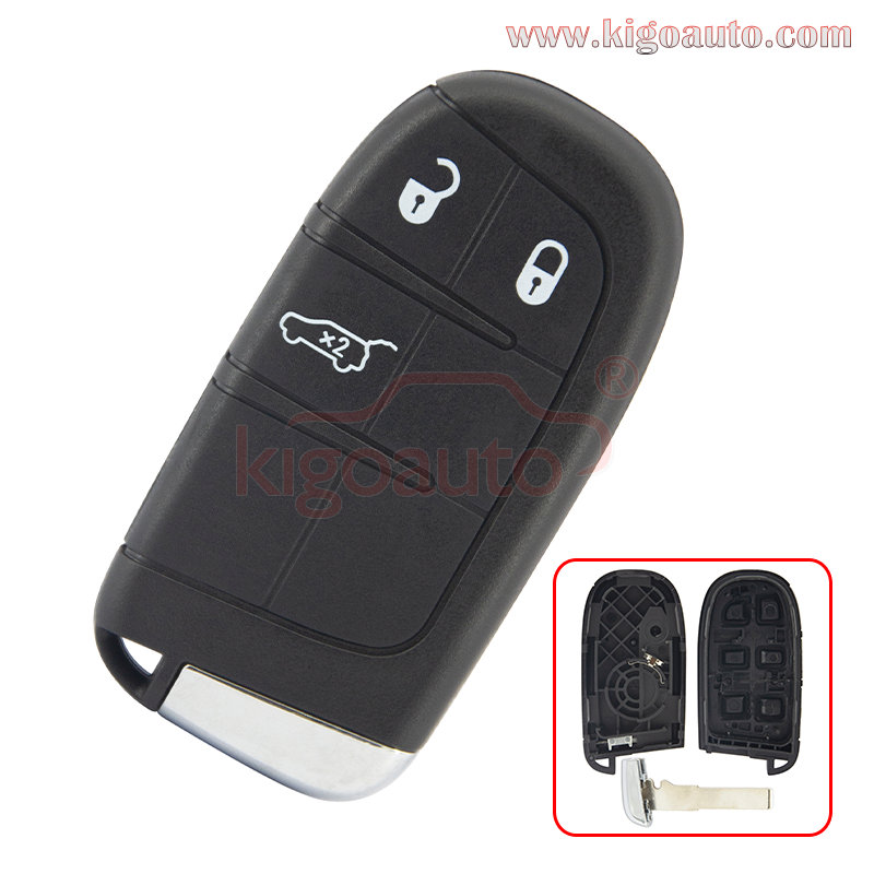FCC M3N-40821302 Smart key shell 3 button for Jeep Renegade 2015 2016 2017