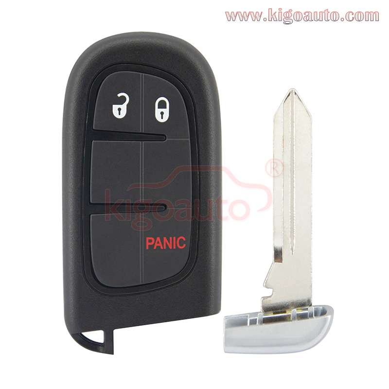 P/N 56046954 Smart key 3 button 434Mhz 4A chip for 2014-2018 Jeep Cherokee Grand Cherokee FCC GQ4-54T