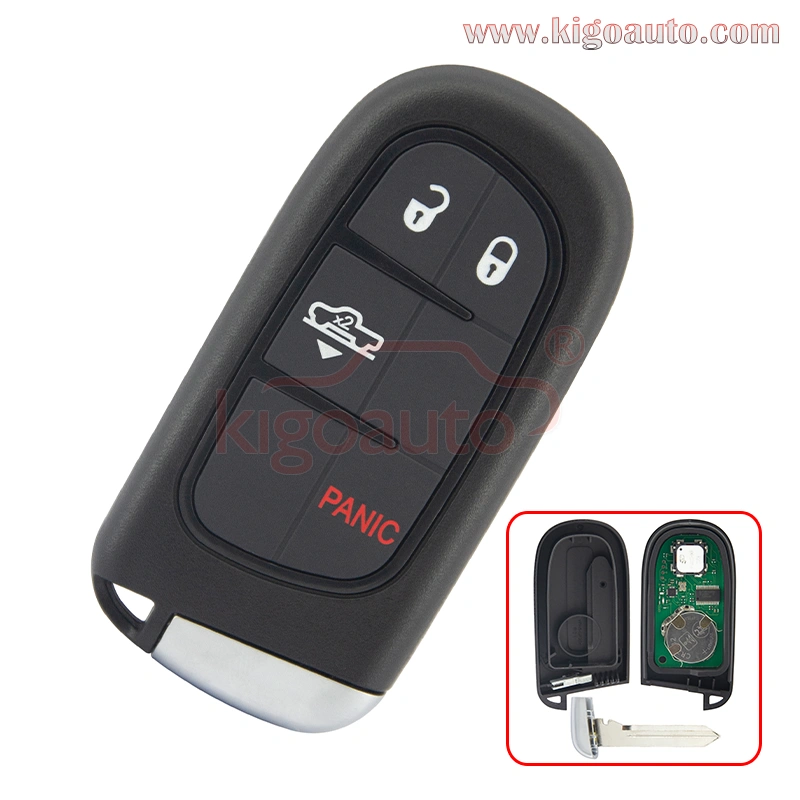 FCC GQ4-54T Smart key 4 button 434Mhz 46 chip PCF7953 for 2013-2018 Dodge Ram 1500 2500 3500