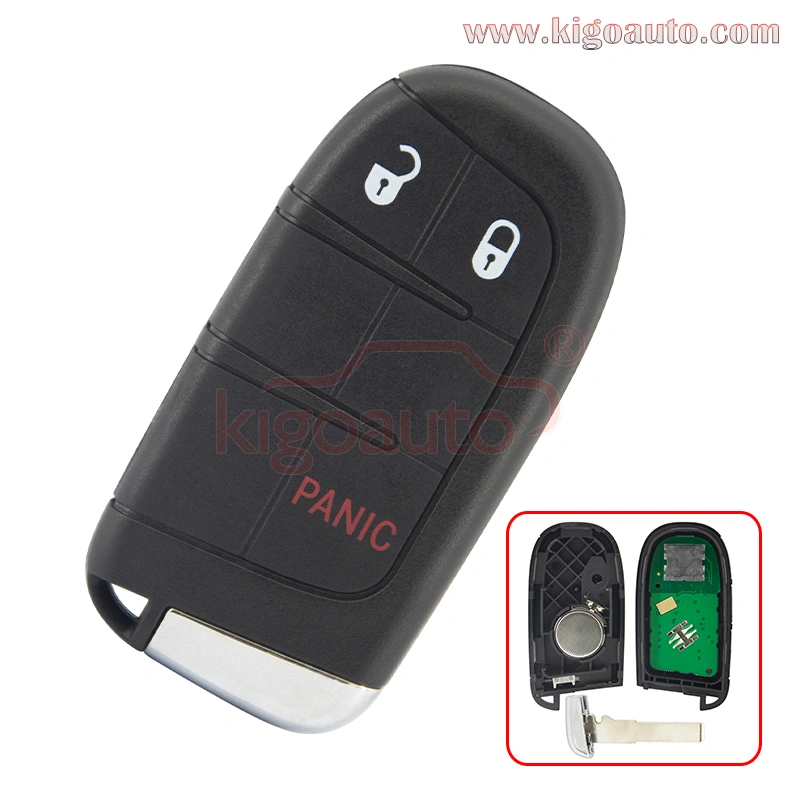 FCC M3N-40821302 Smart key 3 button 434mhz 4A chip for Jeep Renegade 2015-2021 PN 6MP33DX9AA