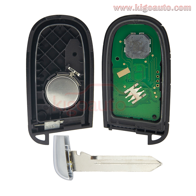 FCC M3M-40821302 Smart key 3 button 433Mhz HITAG AES 4A chip for 2015-2021 Chrysler 200 300 Dodge Charger Challenger PN 68394195 AA