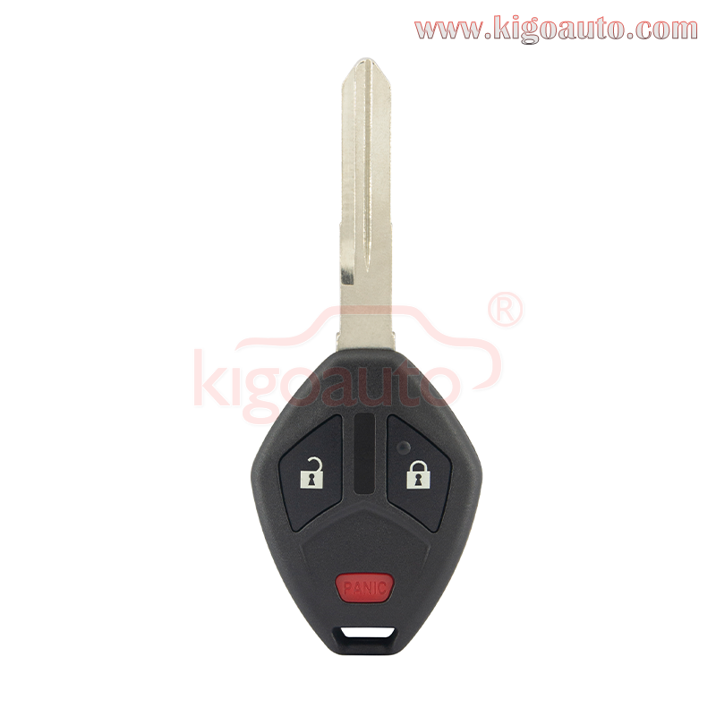 FCC OUCG8D-620M-A Remote key shell 2 button with panic MIT6 blade for Mitsubishi endeavor 2006