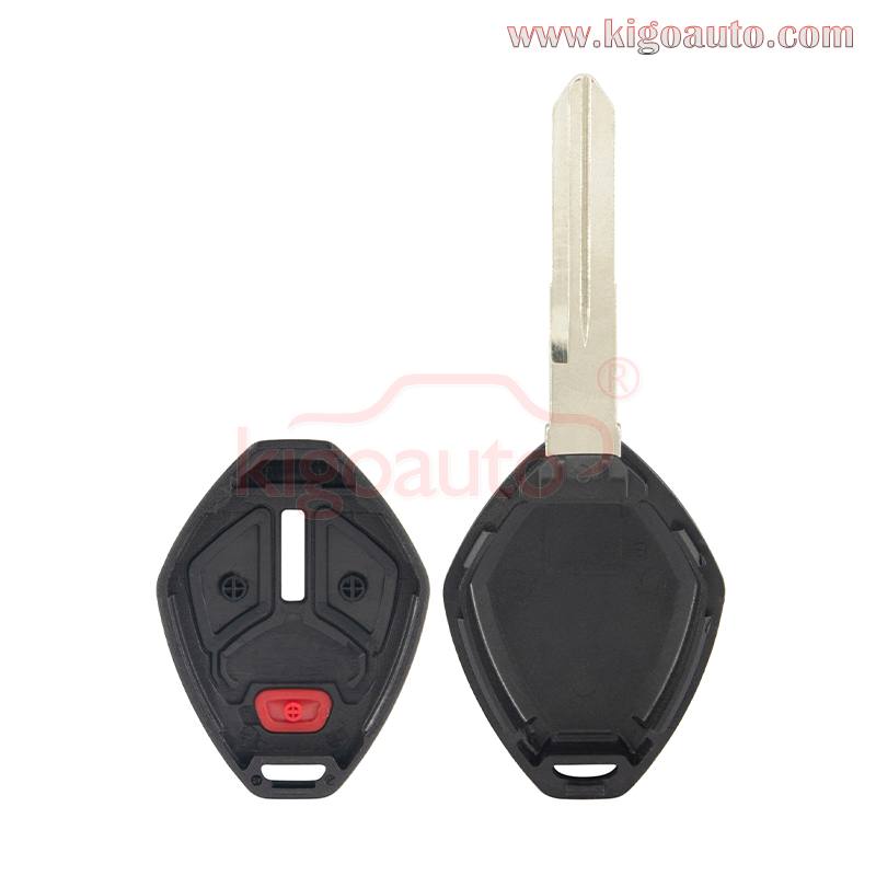 FCC OUCG8D-620M-A Remote key shell 2 button with panic MIT6 blade for Mitsubishi endeavor 2006