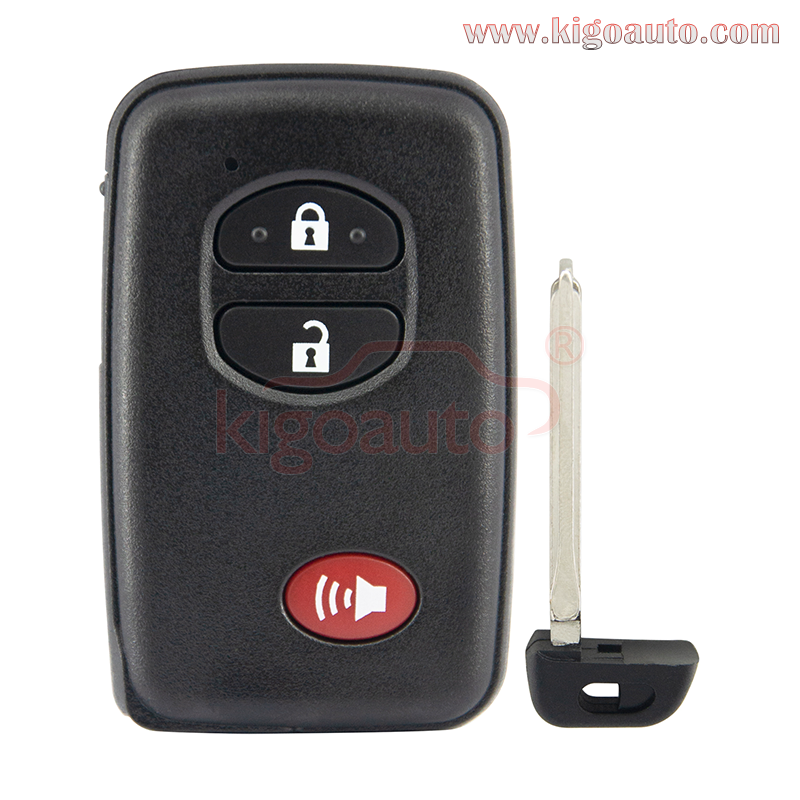 FCC HYQ14AAB HYQ14ACX smart key case 3 button for Toyota RAV4 Highlander 2007-2014 PN 89904-48100