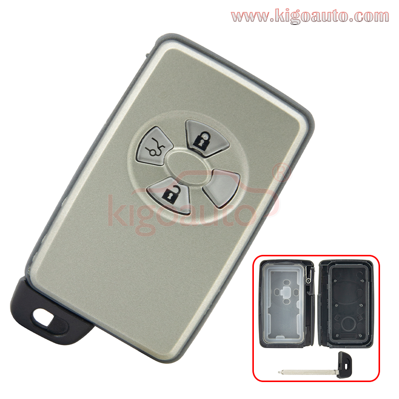 Smart key case 3 button for Toyota Camry